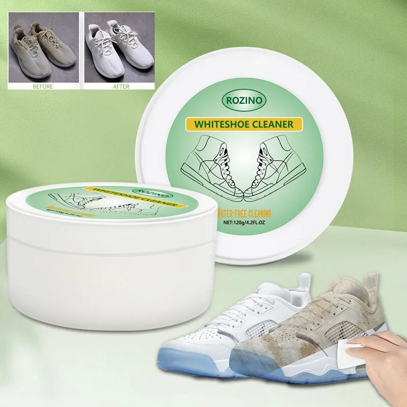 Special cleaning cream for small white shoes