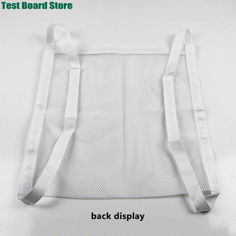 1Pce washing machine door hanging mesh zipper shoe drying bag Velcro self-adhesive dry cleaning shoe bag mesh washing bag