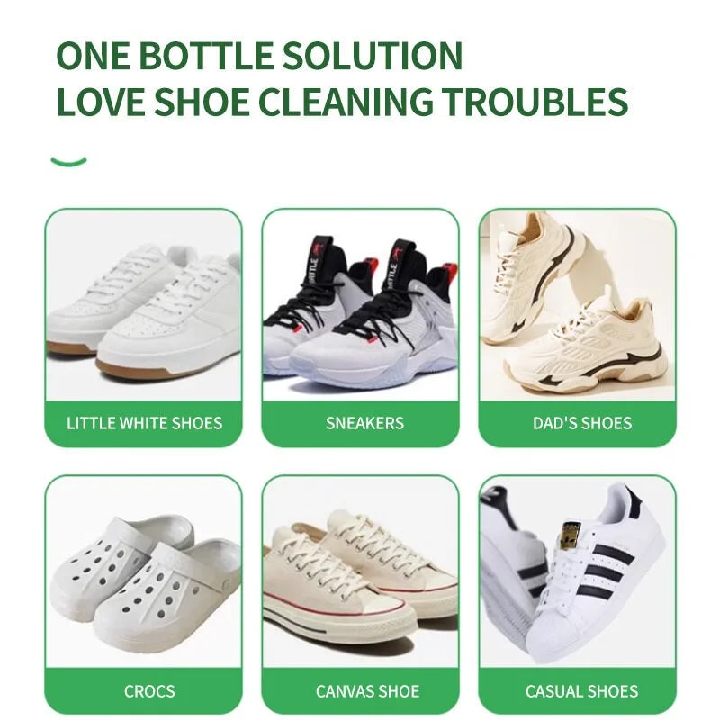 Special cleaning cream for small white shoes