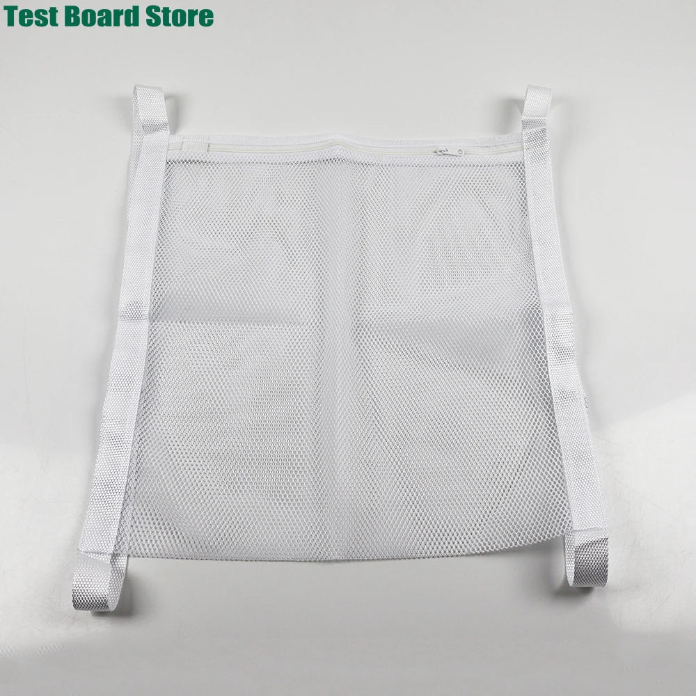 1Pce washing machine door hanging mesh zipper shoe drying bag Velcro self-adhesive dry cleaning shoe bag mesh washing bag